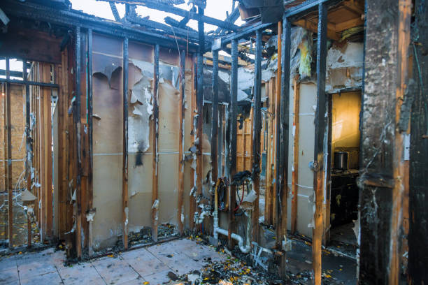Professional Fire Damage Removal technician working in Montgomery Village, MD